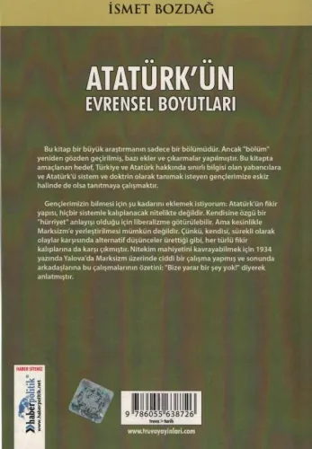 Atatürk'ün Evrensel Boyutları İsmet Bozdağ Truva %46 indirimli