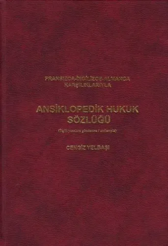 Ansiklopedik Hukuk Sözlüğü