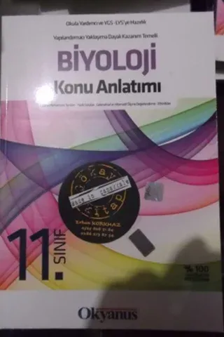 11. Sınıf Biyoloji Konu Anlatımlı