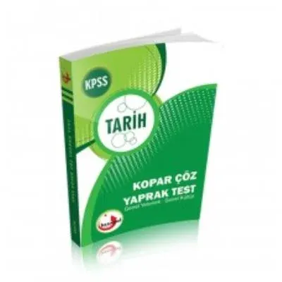Kısayol KPSS Genel Kültür Genel Yetenek Tarih Kopar Çöz Yaprak Test