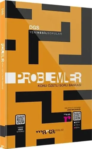 Marka Yayınları 2022 DGS Problemler Konu Özetli Yeni Nesil Soru Bankası