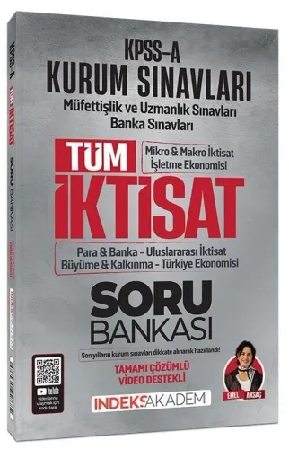 İndeks Akademi 2027 KPSS A Grubu TÜM İktisat Soru Bankası Çözümlü
