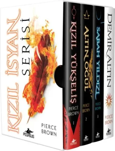 Kızıl İsyan Serisi-Kutulu Özel Set-4 Kitap Takım (Ciltli)