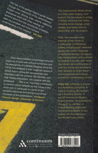 The Contemporary British Novel Philip Tew Continuum %66 indirimli