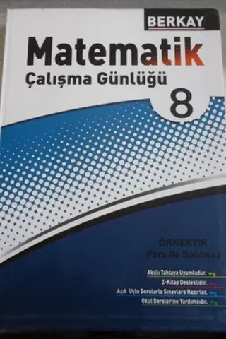 8.Sınıf Matematik Çalışma Günlüğü