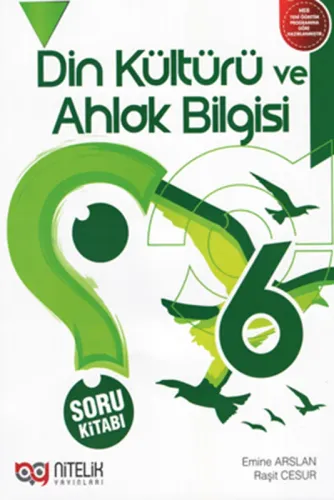 Nitelik 6. Sınıf Din Kültürü ve Ahlak Bilgisi Soru Kitabı