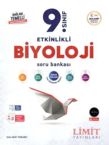 Limit 9. Sınıf Biyoloji Etkinlikli Maarif Soru Bankası