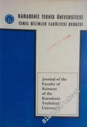 Karadeniz Teknik Üniversitesi Temel Bilimler Fakültesi Dergisi = Journal of the Faculty of Sciences of the Karadeniz Technical University - Volume 1, 1977