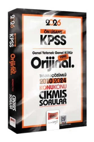 YARGI KPSS GK GY ORİJİNAL 2010 2014 KONU KONU ÇIKMIŞ SORULAR