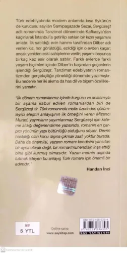 Sergüzeşt Samipaşazade Sezai Say Yayınları