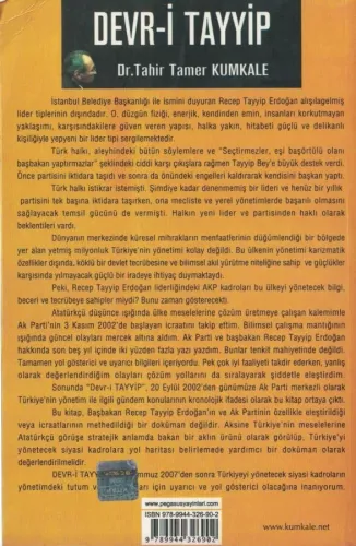 Devr-i Tayyip Tahir Tamer kumkale Pegasus Yayıncılık %45 indirimli