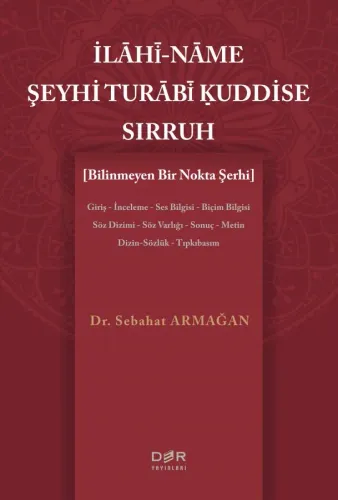İLAHİ-NAME ŞEYHİ TURABİ KUDDİSE SIRRUH