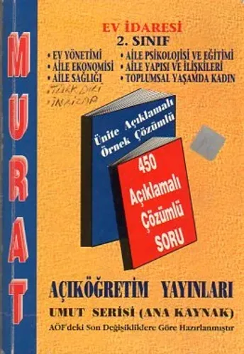 2. Sınıf Ev İdaresi