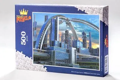 Bilim Kurgu Serisi - Fütüristik Şehir 500 Parça Puzzle