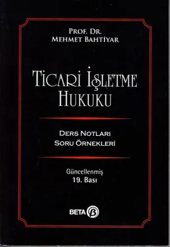 Ticari İşletme Hukuku