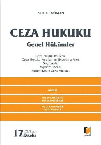 Ceza Hukuku Genel Hükümler