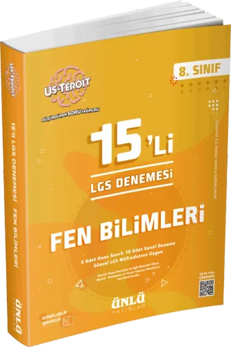 ÜNLÜ 8. SINIF 15'Lİ FEN DENEMESİ