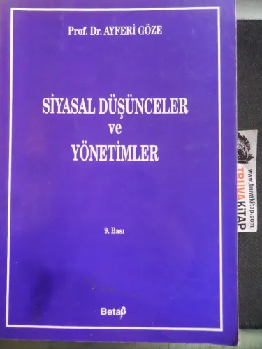 Siyasal Düşünceler ve Yönetimler