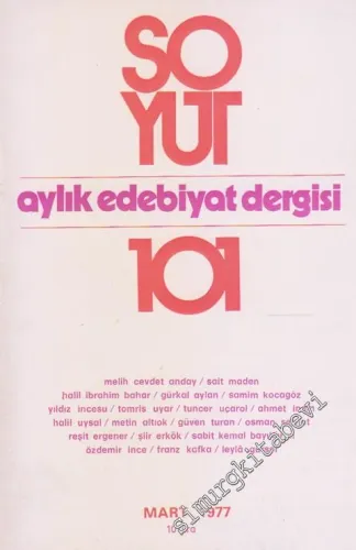 Soyut Aylık Edebiyat Dergisi - Sayı: 101      Mart