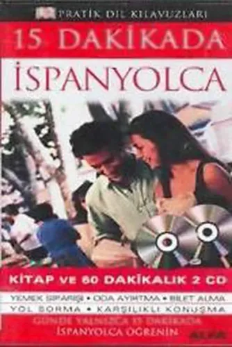 15 Dakikada İspanyolca; (Kitap ve 60 Dakikalık 2 Cd)