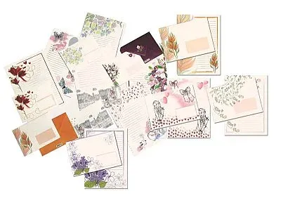 K.COLOR 10 lu İvory  Mektupluk Set