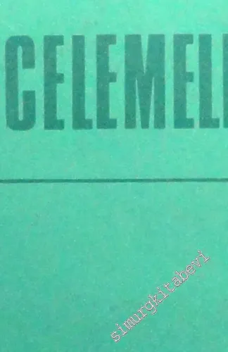 Makaleler ve İncelemeler - 1968
