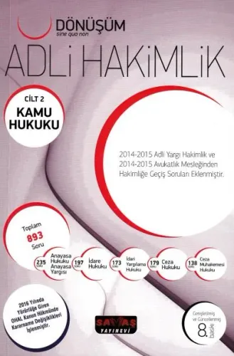 Dönüşüm Adli Hakimlik Cilt 2