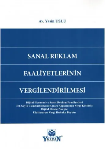 Sanal Reklam Faaliyetlerinin Vergilendirilmesi