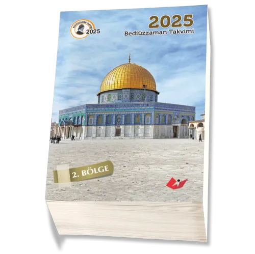 Bediüzzaman Takvimi 2025 Yılı Takvimi 2. Bölge Bediüzzaman Takvimi 2025 Yılı Takvimi 2. Bölge