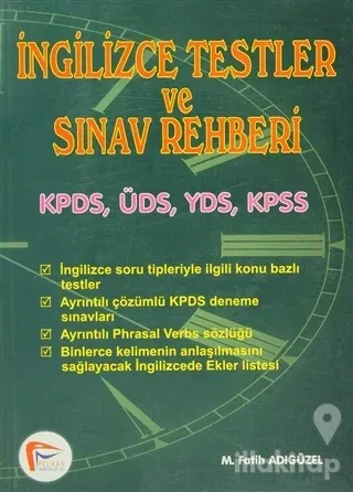 İngilizce Testler ve Sınav Rehberi KPDS, ÜDS, YDS, KPSS