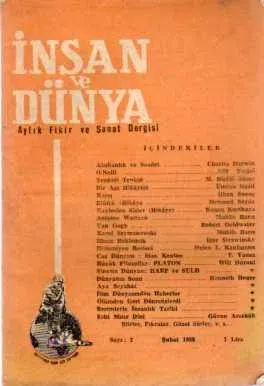 İnsan ve Dünya Aylık Fikir ve Sanat Dergisi 1958 / 2