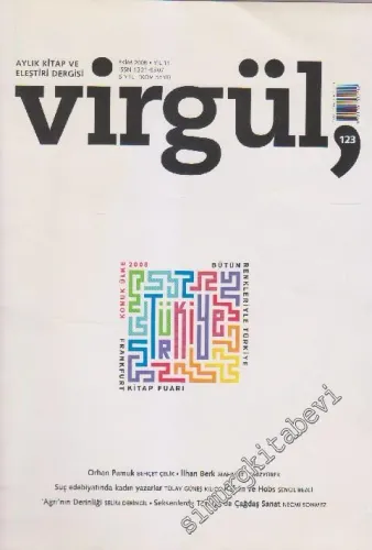 Virgül Aylık Kitap ve Eleştiri Dergisi - Sayı: 123    11  Ekim