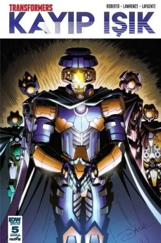 Transformers Kayıp Işık Bölüm 5 Kapak-A