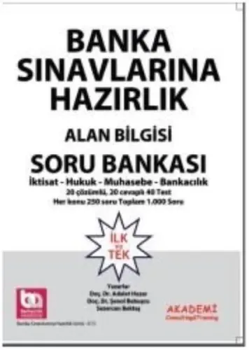 Banka Sınavlarına Hazırlık Alan Bilgisi Soru Bankası