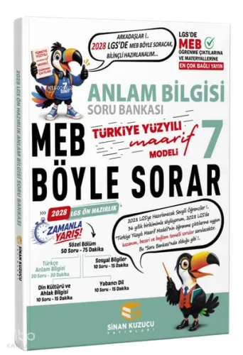 Sinan Kuzucu Yayınları 7. Sınıf Anlam Bilgisi Soru Bankası 2028 Lgs Ön Hazırlık