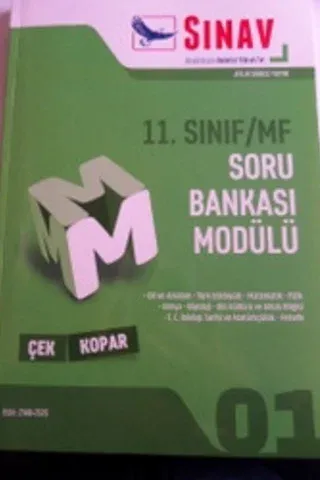 11. Sınıf MF Soru Bankası Modülü