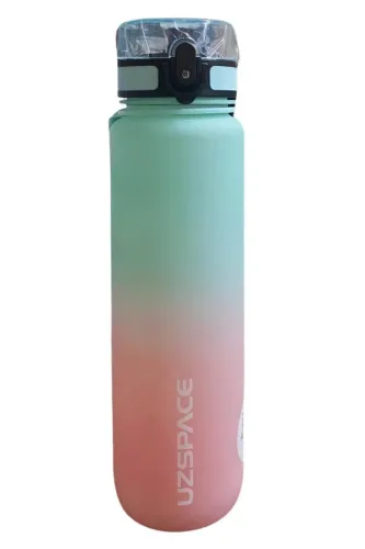 VAGON LİFE UZSPACE TWO TRITAN SULUK 1000 ml Yeşil Pembe