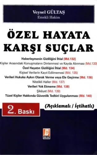 Özel Hayata Karşı Suçlar