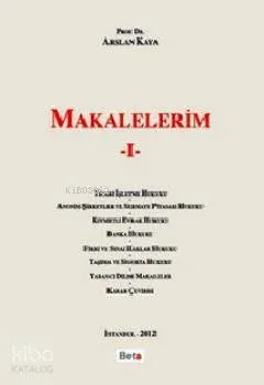 Makalelerim I
