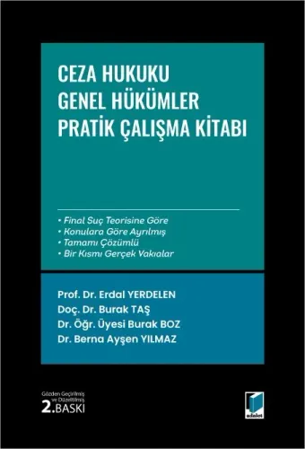 Ceza Hukuku Genel Hükümler Pratik Çalışma Kitabı