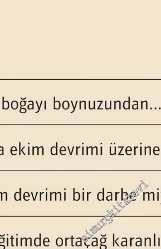 Teori ve Eylem: Aylık Sosyalist Teori Politika Dergisi - 11      Ekim