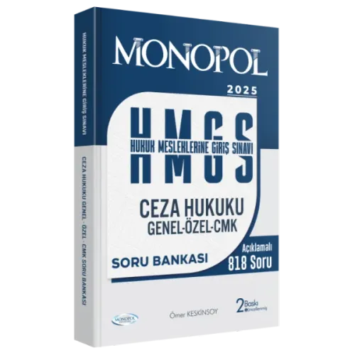 MONOPOL HMGS Ceza Hukuku Genel – Özel – CMK Soru Bankası
