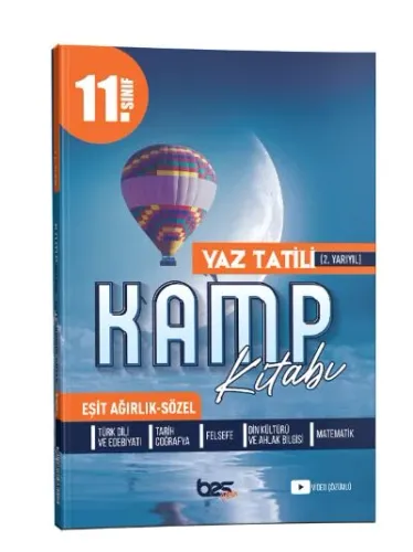 Bes Yayınları 11. Sınıf 2. Dönem Eşit Ağırlık Sözel Kamp Kitabı