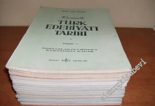 Resimli Türk Edebiyatı Tarihi - Destanlar Devrinden Zamanımıza Kadar - 16 Fasikül TAKIM -