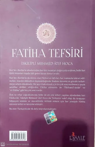 Fatiha Tefsiri Philip Mansel Risale Basın %40 indirimli
