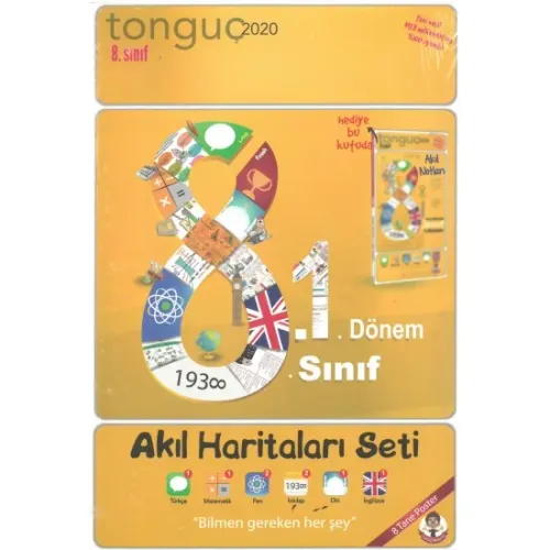 KELEPİR Tonguç Akademi 8. Sınıf 1. Dönem Akıl Haritaları Seti