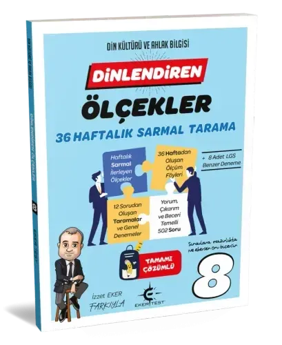 8. Sınıf Dinlendiren Ölçekler 36 Haftalık Sarmal Tarama