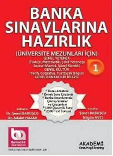 Banka Sınavlarına Hazırlık 1 - Üniversite Mezunları İçin