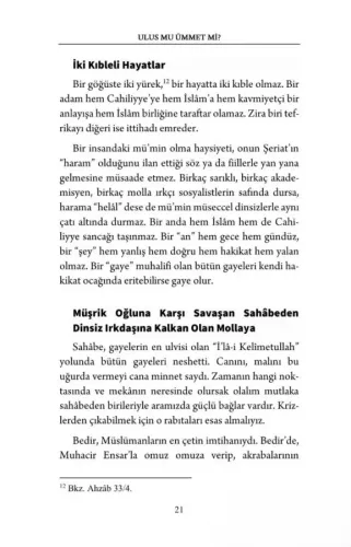 Ulus mu Ümmet mi - İhsan Şenoçak