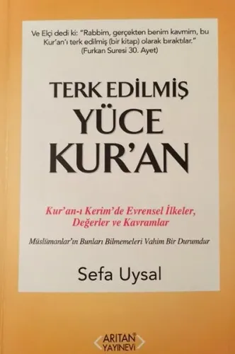 Terk Edilmiş Yüce Kuran